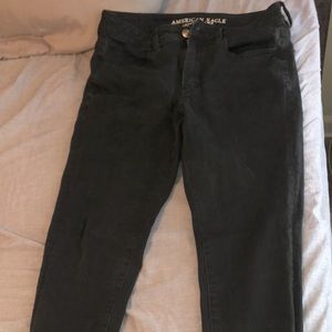 American Eagle Black 360 Stretch Jeggings